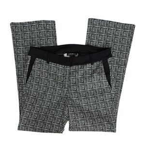 Lane Bryant Monochrome Checkered Trousers